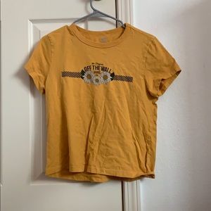 Yellow tee